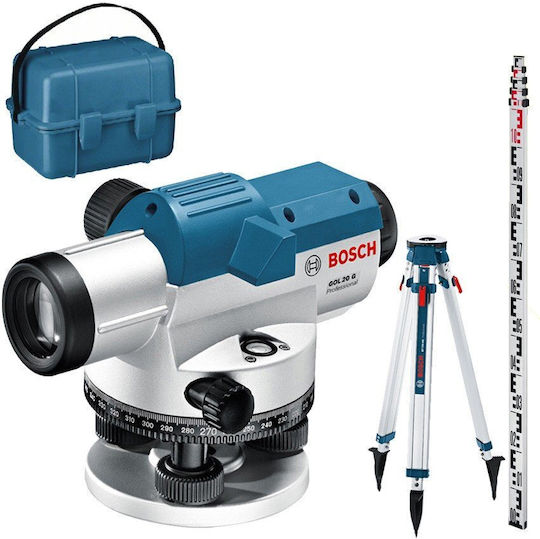 Bosch Optical Level with Tripod & Rod 20x