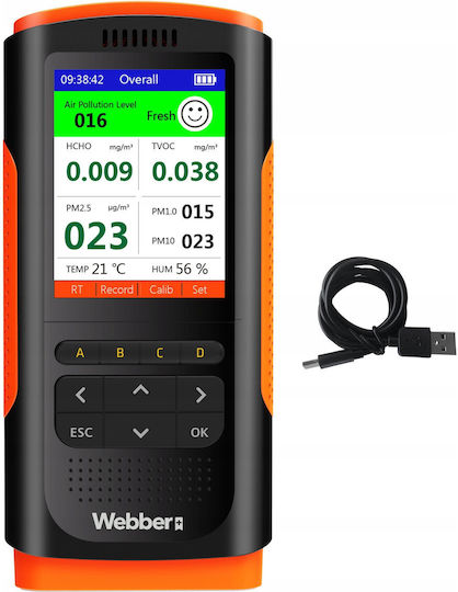 Webber Μετρητής Αερίου PM2.5