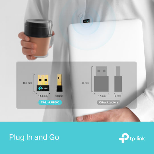 TP-LINK Nano Αντάπτορας Δικτύου USB με Ασύρματη Σύνδεση Wi-Fi (v1)