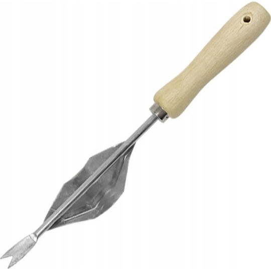 Greenmill Εκριζωτής Χειρός με Κοντάρι 32cm και Ξύλινη Λαβή