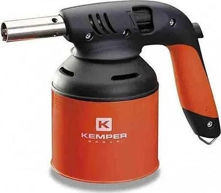 Kemper Küchenbrenner für Zuckerwaren mit Silberner Basis
