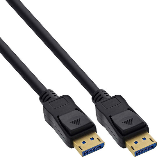 InLine 15802P DisplayPort кабел мъжки - 2m Черен
