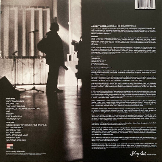Johnny Cash American Iii:solitary-hq 1 Vinyl