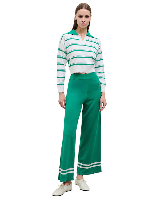 Pantaloni Dama din Material Emerald