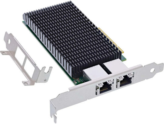 Inline Dual 10-Gigabit Netzwerkkarte 2x Rj45 10 Gb/s PCI-e x8