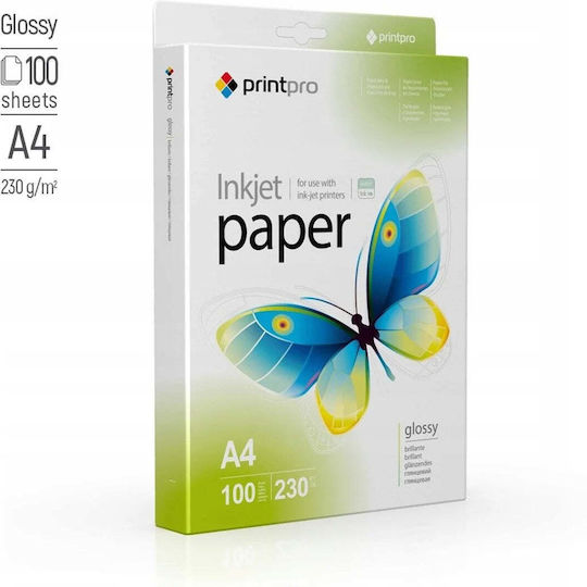 ColorWay Photo Paper A4 (21x30) 230gr/m² for Inkjet / Laser Printers 100 Sheets