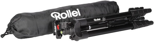 Rollei Kamerastative Compact Traveller Star S1 aus Aluminium bis 125cm und maximale Belastung 2kg