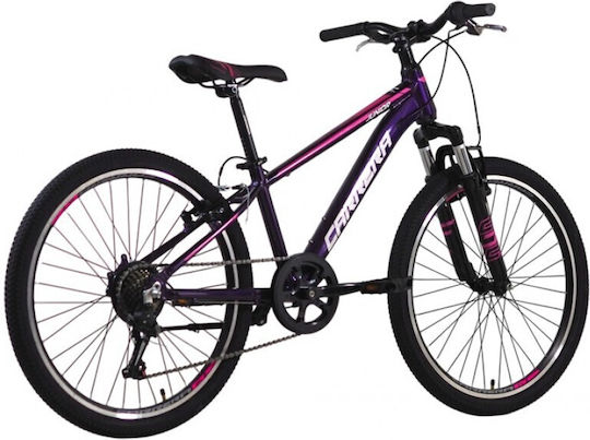 24" Παιδικό Mountain Bike με Σκελετό Αλουμινίου Μωβ