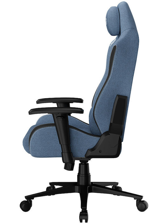 Lorgar Advanced CHA41 Υφασμάτινη Καρέκλα Gaming με Ρυθμιζόμενα Μπράτσα Μπλε