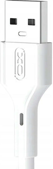 XO Regular USB to Lightning / Type-C 1m 2.4A Cable White
