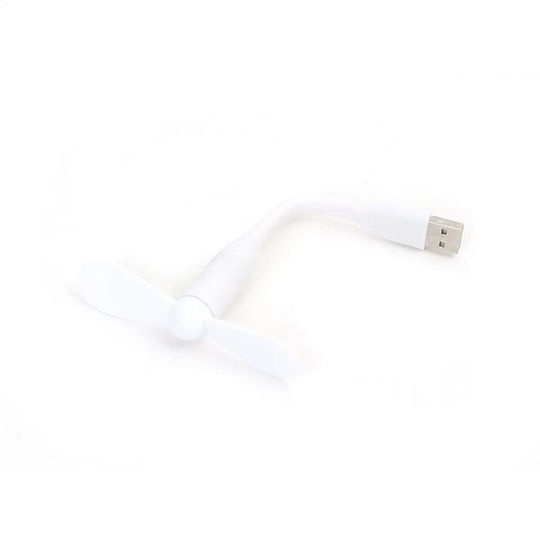 Omega Ventilator Alb Flexibil USB Pentru Telefon Mobil USB Alb