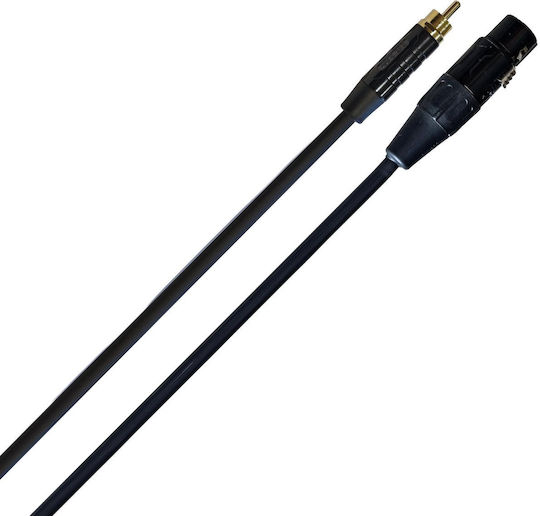 Proel XLR female to RCA male 3m Cable (CHLP270LU3)