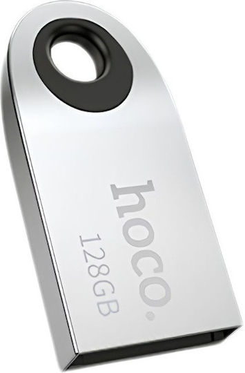 Hoco UD9 Insightful 128GB USB 2.0 Стик Сребрист