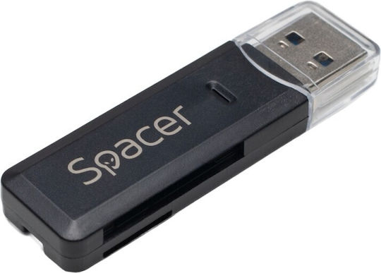 Spacer USB 3.2 Gen 1 Schwarzer Kartenleser