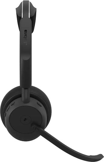 Evolve3 45 Stereo Link 390a MS Stand Wireless On Ear Multimedia Headsets with Microphone and Bluetooth Connectivity