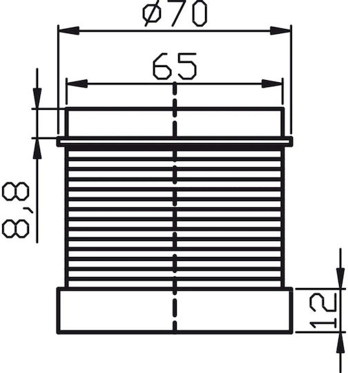 Spamel LED Modul 24V Grün 1Stück LT70\24-LM-G