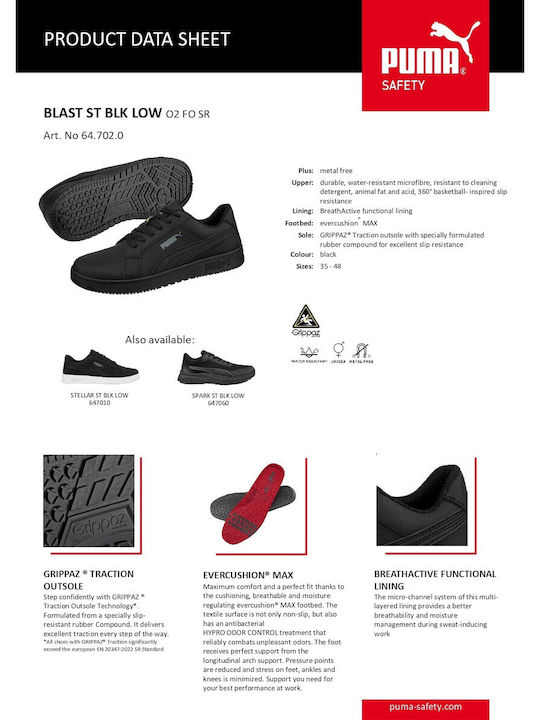 PUMA Παπούτσι Εργασίας Μαύρο