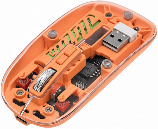 Aoas WB08 Kabellos Bluetooth Maus Orange