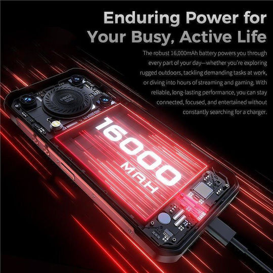 WP56 5G Dual SIM (8/256GB) Smartphone Rezistent Roșu
