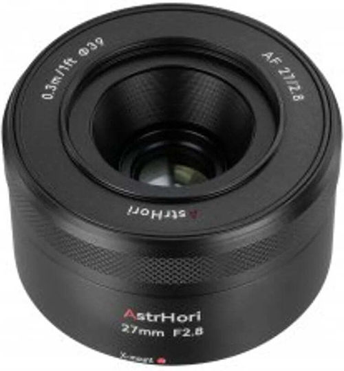 AstrHori Crop Kameraobjektiv AF 27mm F/2.8 Festbrennweite für Fujifilm X Mount Black
