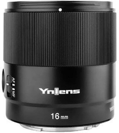 Crop Фотоапаратен Обектив Широк Ъгъл за Sony E Mount Черен