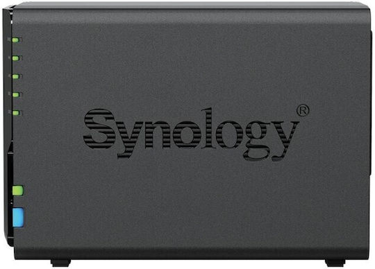 Synology Diskstation DS225+ NAS Tower με 2 θέσεις για και 2 θύρες Ethernet