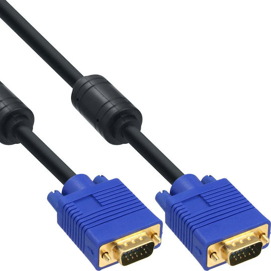 InLine Cable VGA Male - VGA Male Black 1.5m