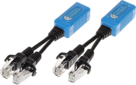 Pulsar Poe Адаптер Сплитер P-poe2 2xRJ45 Щепсел 1xRJ45 Гнездо Модел P-poe2