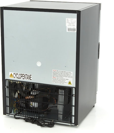 Maxima Commercial Freezer 200L Black with Doors