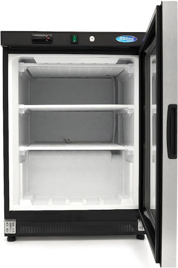 Maxima Commercial Freezer 200L Black with Doors