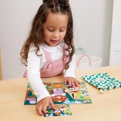Παιδικό Puzzle Χαρούμενοι Κατασκηνωτές 36pcs Mudpuppy