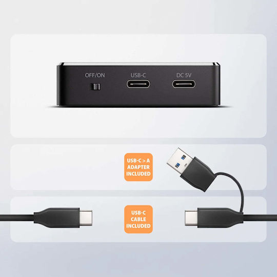 Axagon Storage Docking Station for Hard Drives SATA with USB 3.2 Connection (ADSA-M2C11)