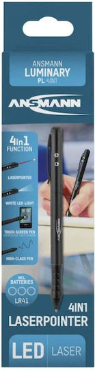 Ansmann Zeiger Laser Pointer 4in1 1600-0269 mit Rot Laser