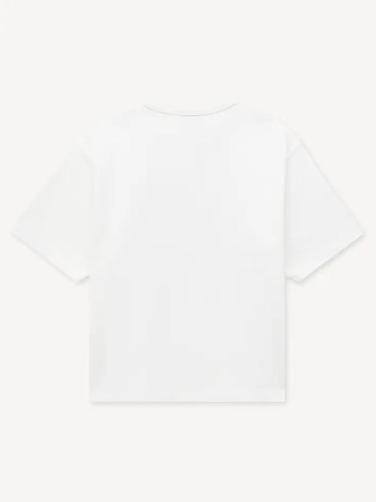 Tulip Women's Floral Off-White T-Shirt