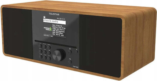 Tonsysteme 2.0 Top 300 15W mit CD Player, Wi-Fi und Bluetooth Schwarz