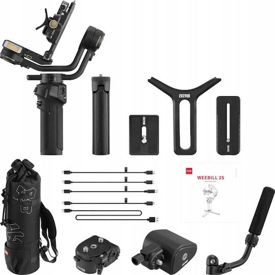 Zhiyun Gimbal Weebill 3S Combo 3 Căi Cu Bluetooth și Cu Lumină Încorporată și Rezistență 1.1kg
