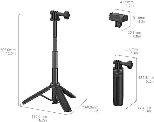 SmallRig SmallRig 6149 Селфи стик стойка за DJI Osmo Action 6 Nano