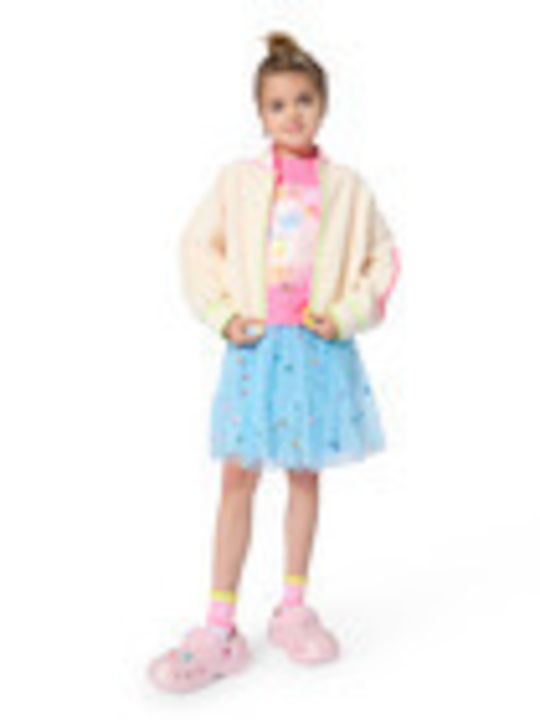 Kids Knitted Beige Cardigan