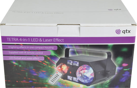 QTX Sound Tetra Осветление LED Черна светлина 3W 151.608UK