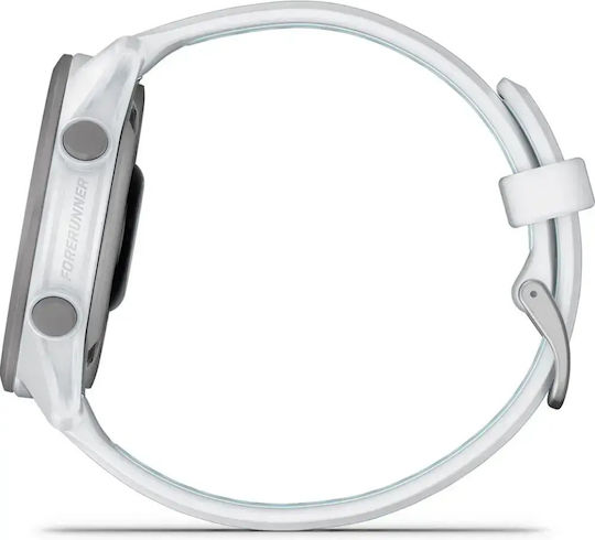 Garmin Forerunner 170 Music 43 mm Smartwatch Rezistent la Apă cu Monitorizare a Ritmului Cardiac (Whitestone Cloud Blue)