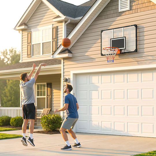 Sportnow Basketball Hoop with Backboard 113 x 73cm and Net