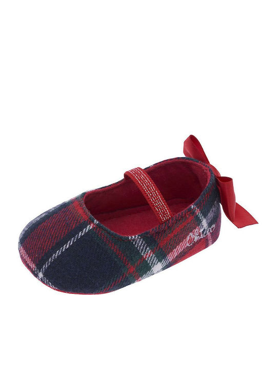 Chicco Red Baby Soft-Sole Ballet Flats