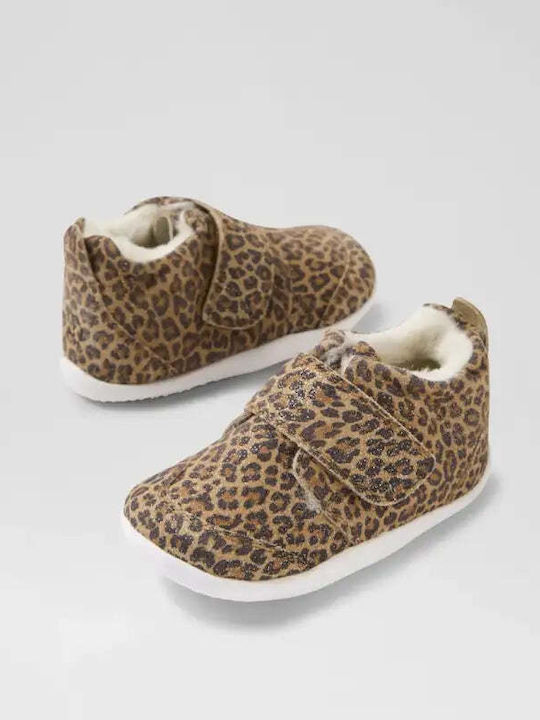 Bobux Braune Baby-Krabbelschuhe Sneakers Xplorer