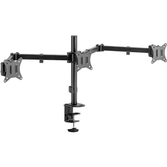 LogiLink Desk Mount for 3 Monitors up to 27" (BP0173)