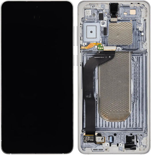 Oled Assembly Frame Compatible Samsung Galaxy S25 Edge Service Pack Titanium Silver Titanium Icyblue