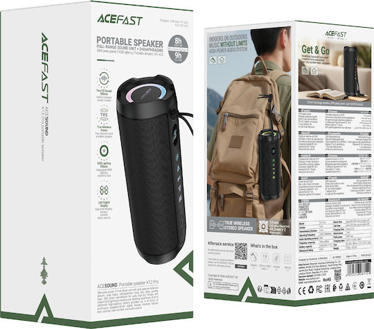 Acefast K12 Pro Bluetooth Speaker 30W Black