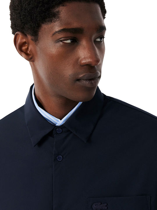 Μακρυμάνικo Overshirt Hde/titane-cachou-bleu I