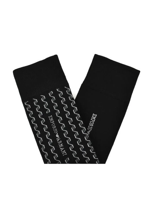 Emporio Armani Herren-Socken Schwarz 2er-Pack Emporio Armani Herren-Socken Schwarz 2er-Pack