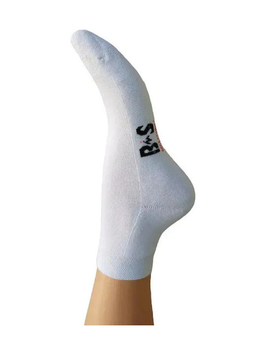 BS Collection Herren Socken Weiß 2er-Pack bs-2009-Weiß