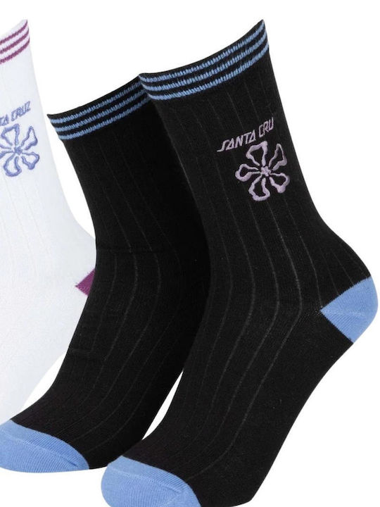 Santa Cruz Christmas Socks Black 2Pack